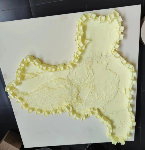 利用3D打印技術制作中國地圖